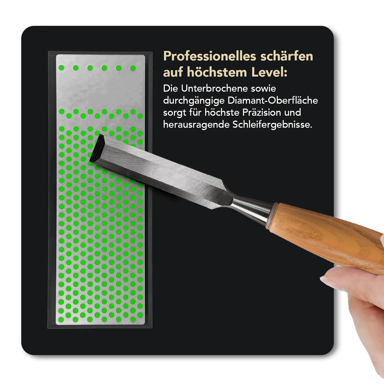 Machinist Diamond Whetstone™ Diamant Schleifstein in Kunststoffbox 6" Extrafein, WM6EP