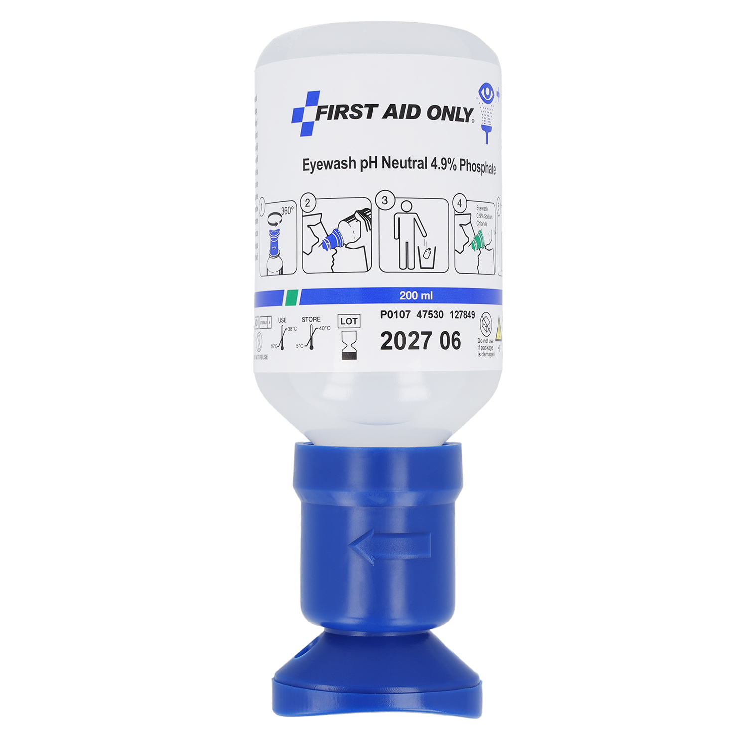 Augenspülflasche 200 ml Phosphatpufferlösung (4,9%) Augenspülflasche 200 ml Phosphatpufferlösung (4,9%)