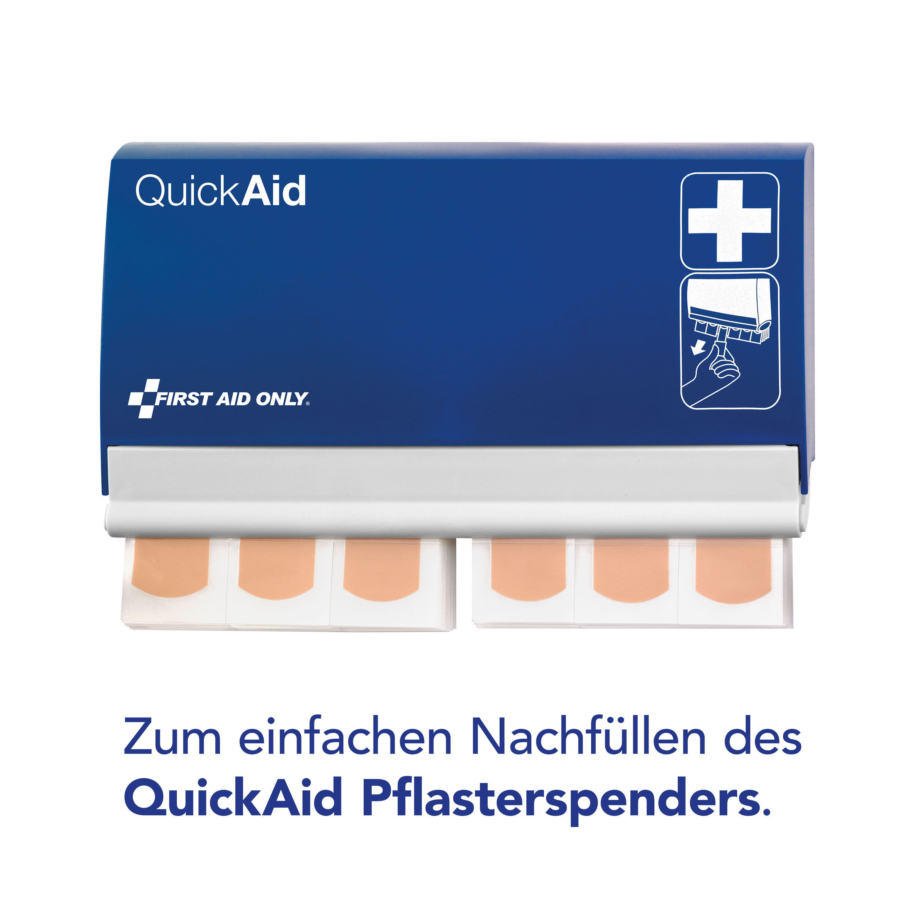 QuickAid Nachfüllpack elastische Pflaster (45 Stück)