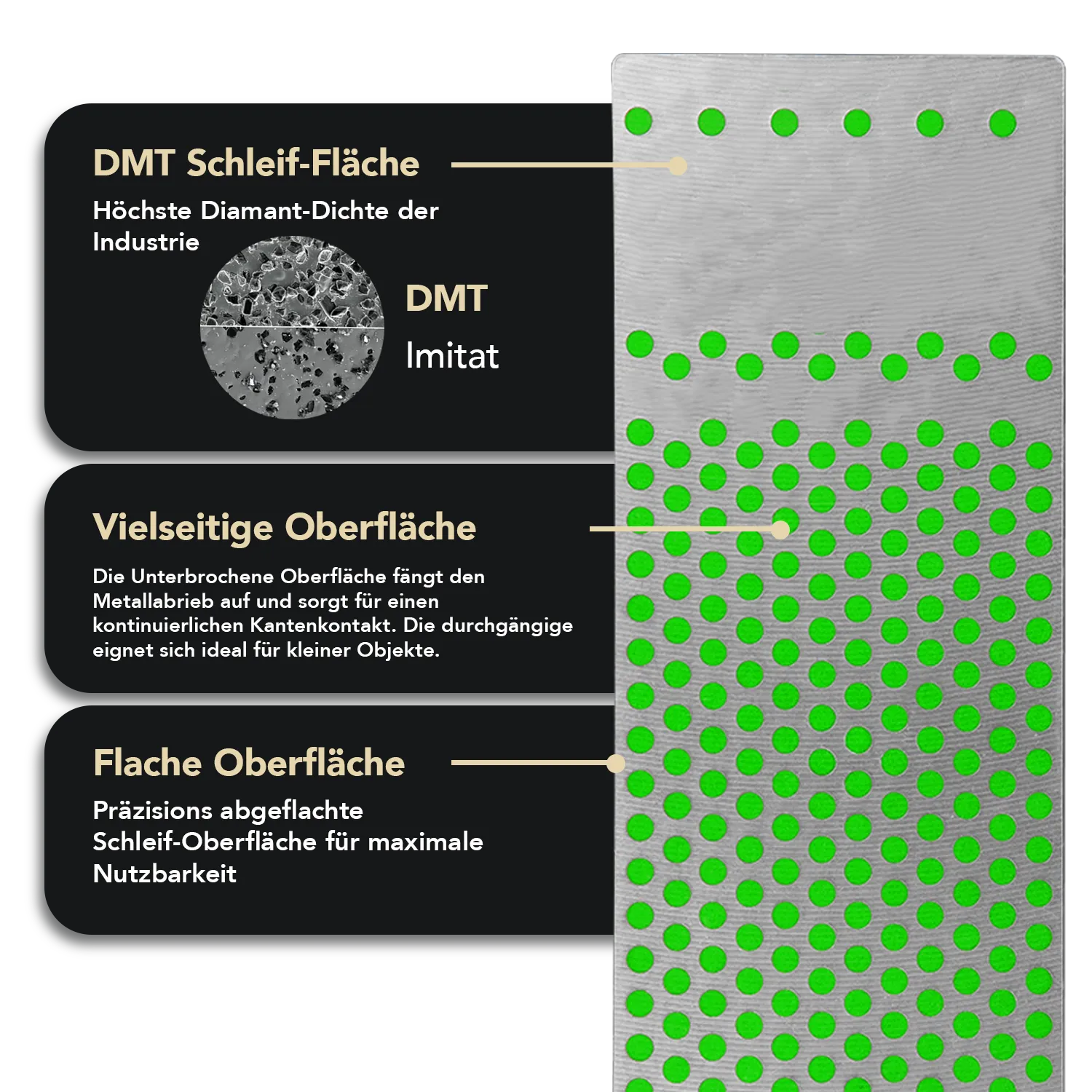 Machinist Diamond Whetstone™ Diamant Schleifstein in Kunststoffbox 6" Extrafein, WM6EP