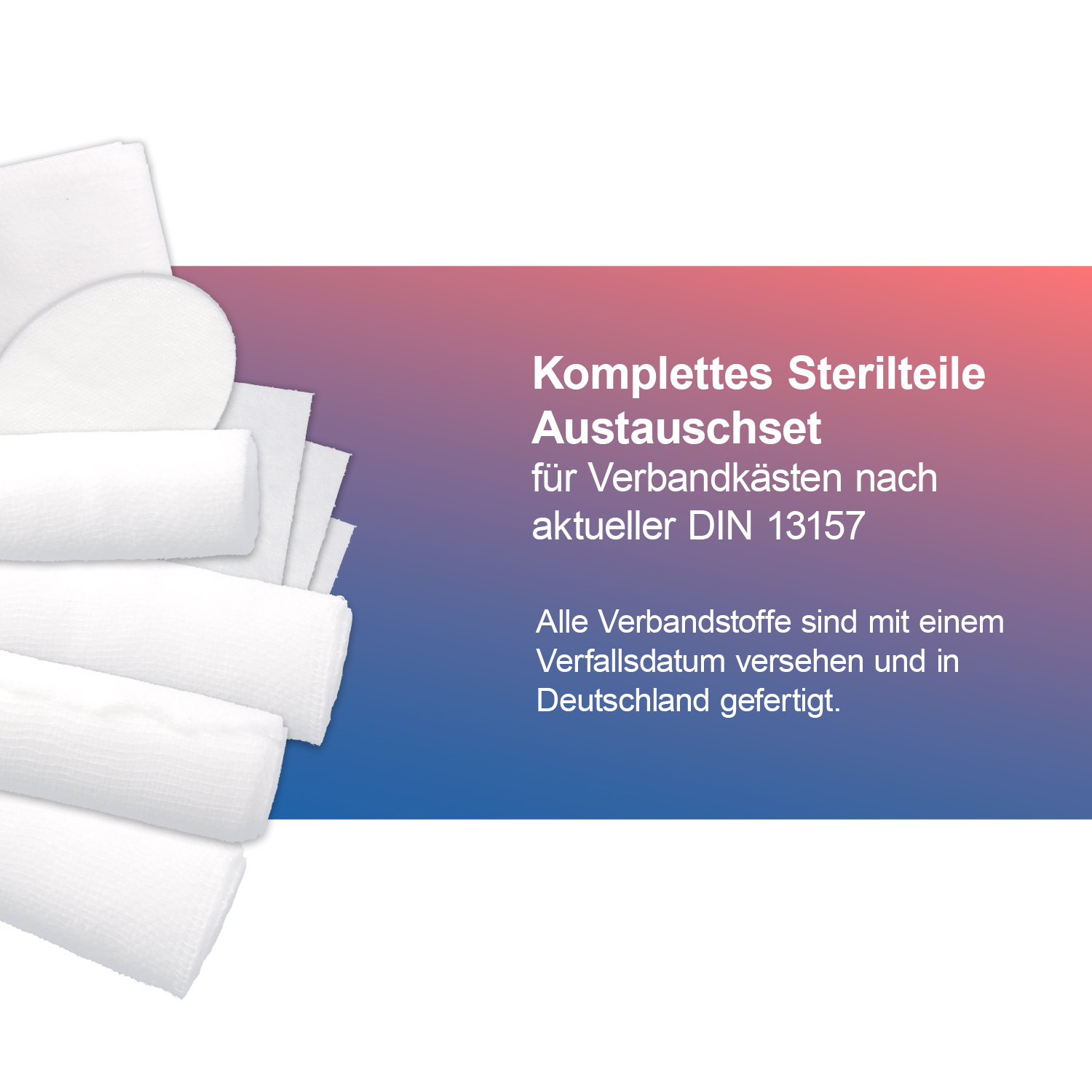 Austauschset Sterilteile für DIN 13157