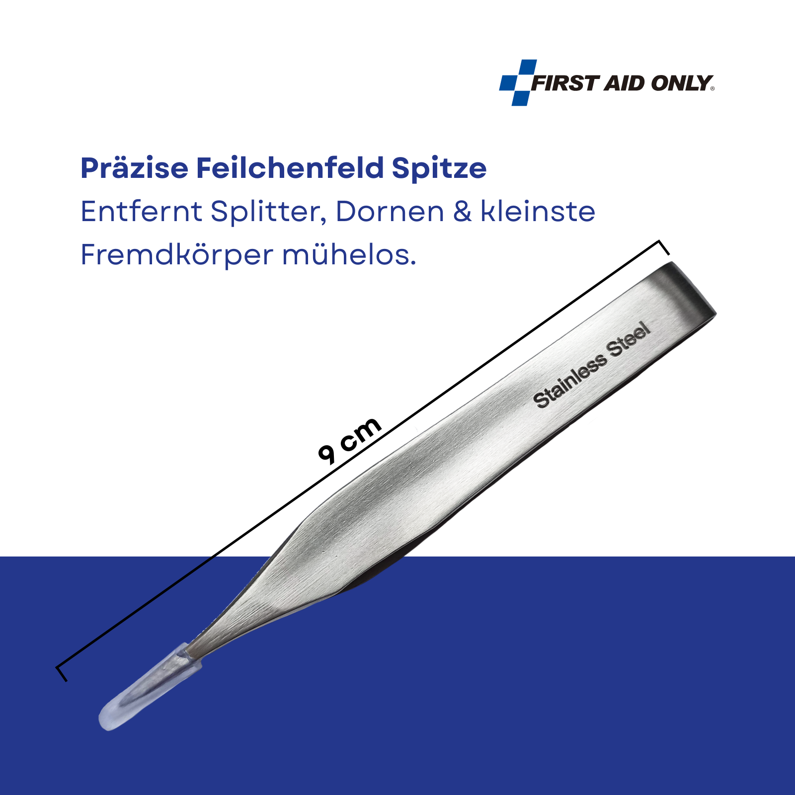 Splitterpinzette nach Feilchenfeld 9 cm