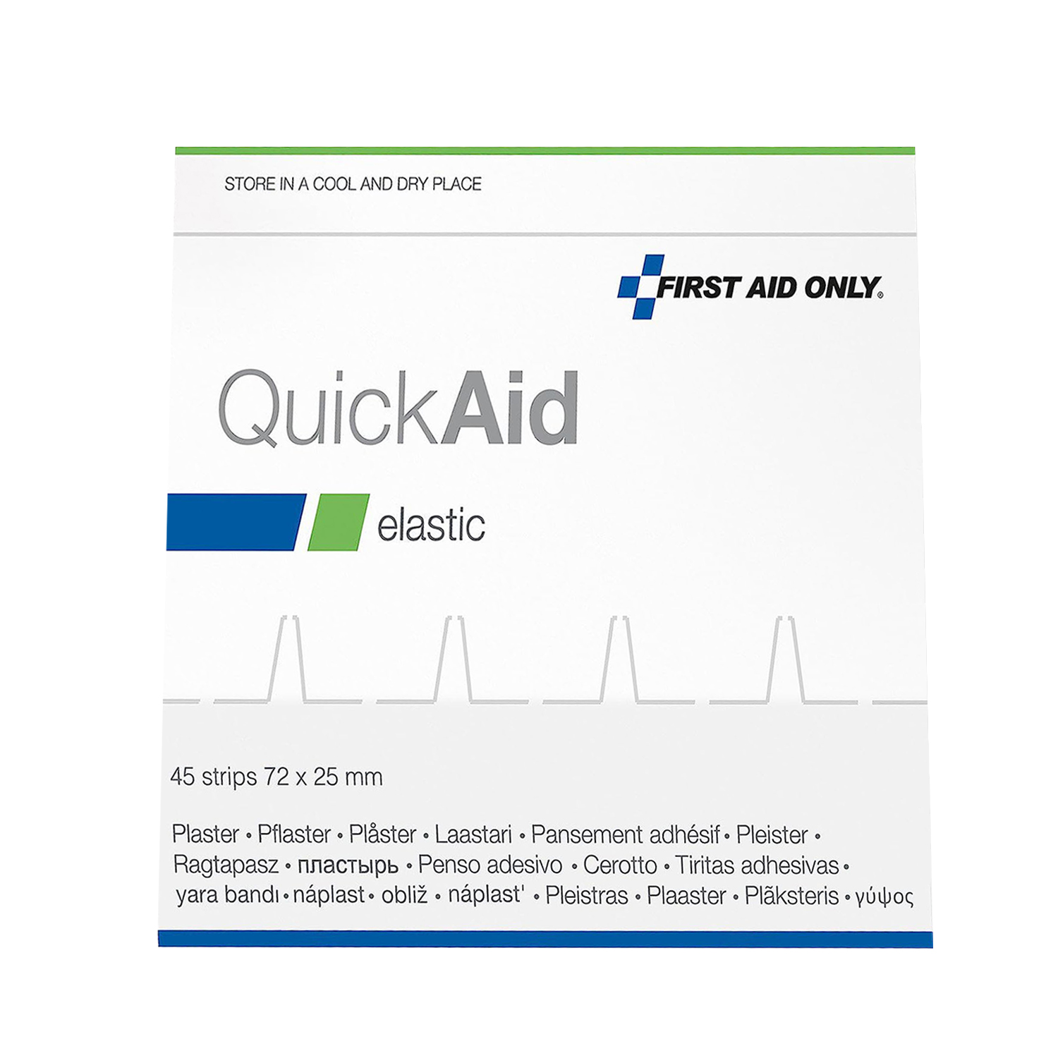 QuickAid Nachfüllpack elastische Pflaster (45 Stück)