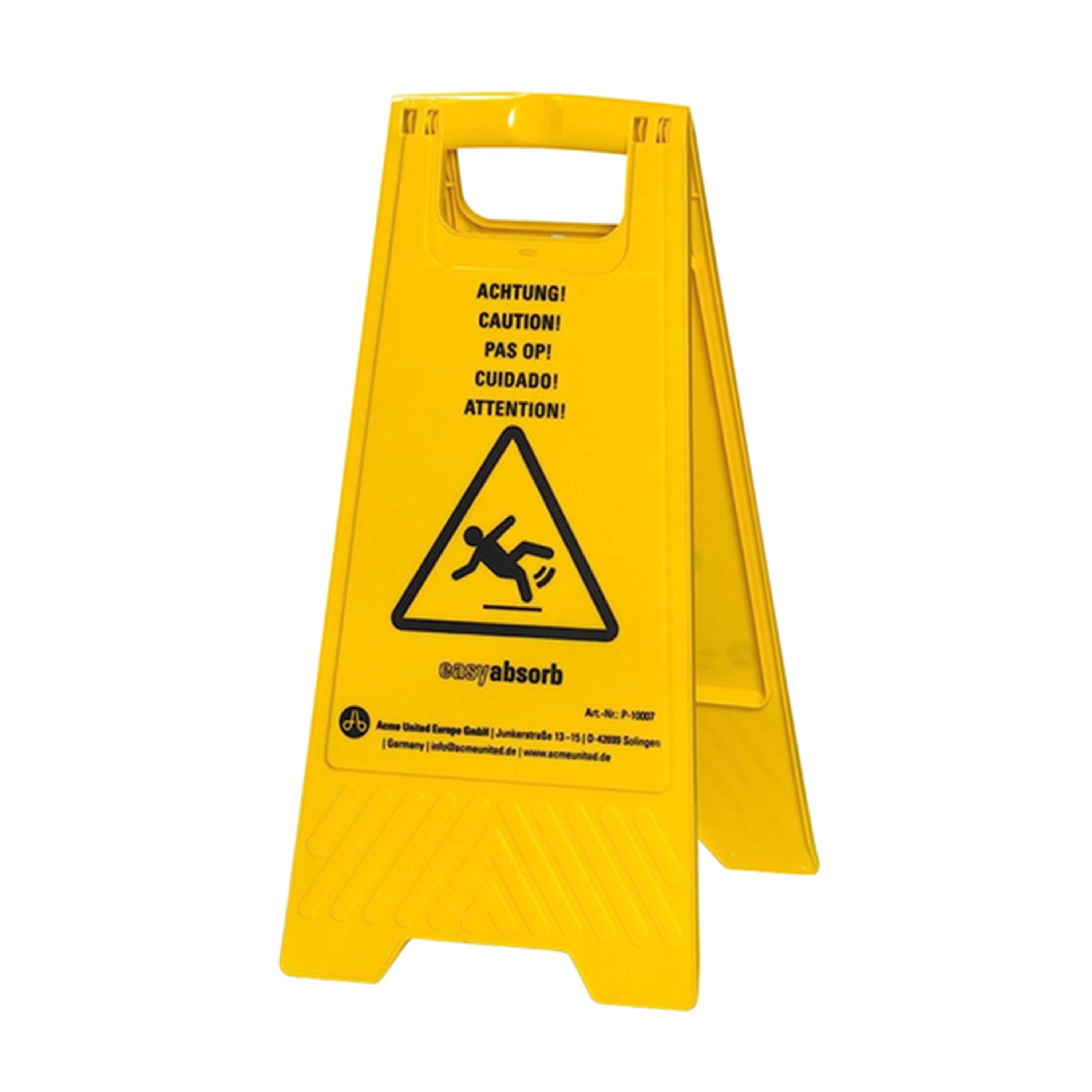 Warnschild "Achtung Rutschgefahr" klappbar Warnschild "Achtung Rutschgefahr" klappbar