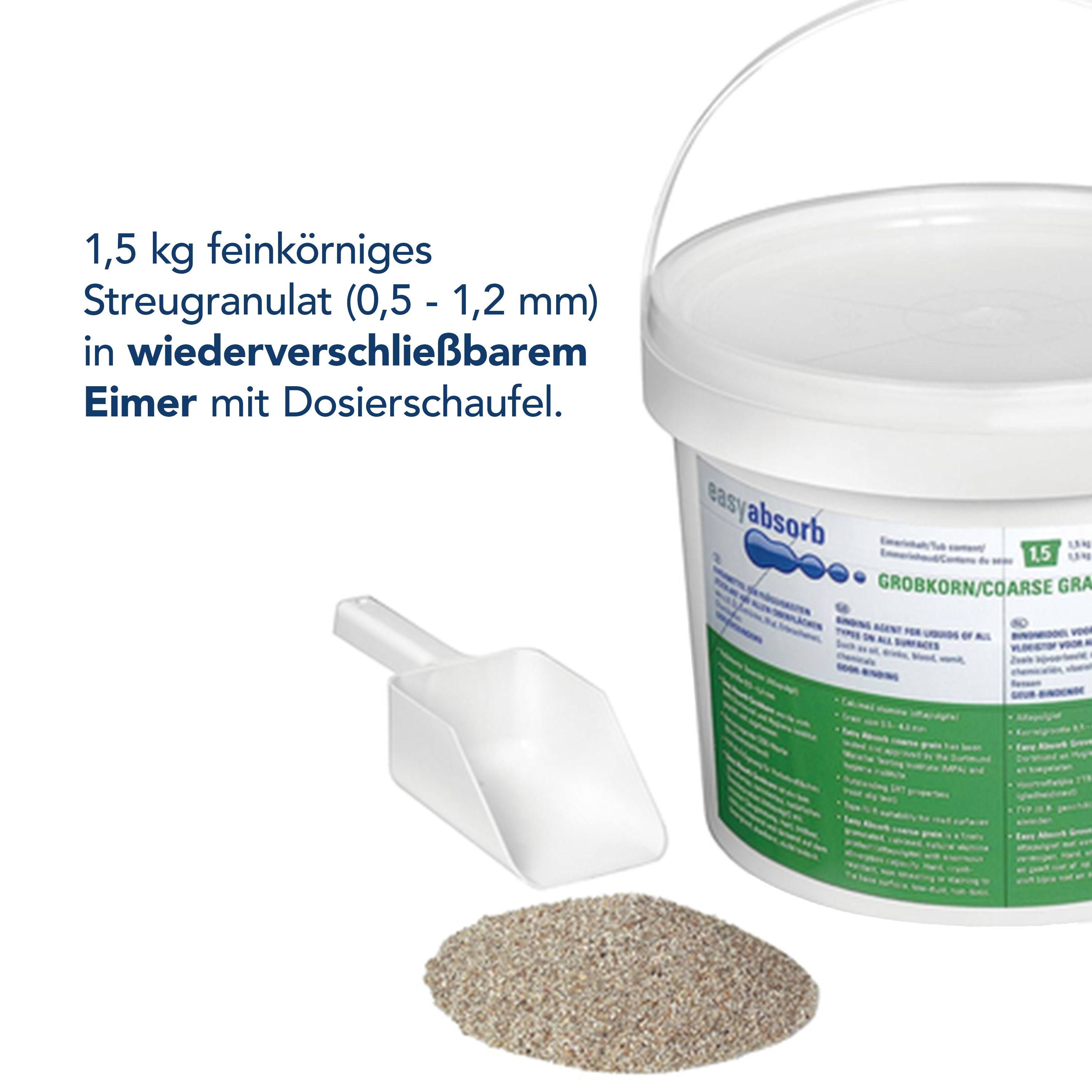 Easy Absorb Streugranulat 1,5 kg grobkörnig