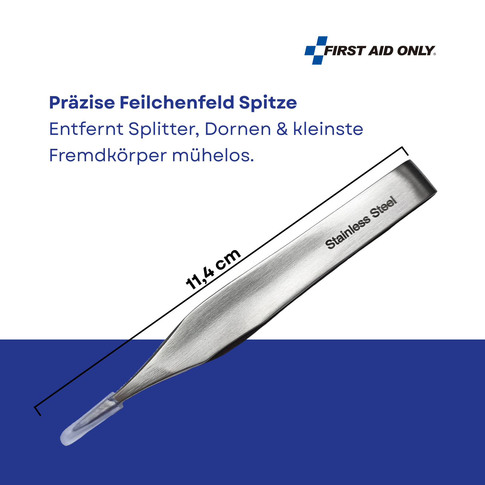 Splitterpinzette nach Feilchenfeld 11,4 cm