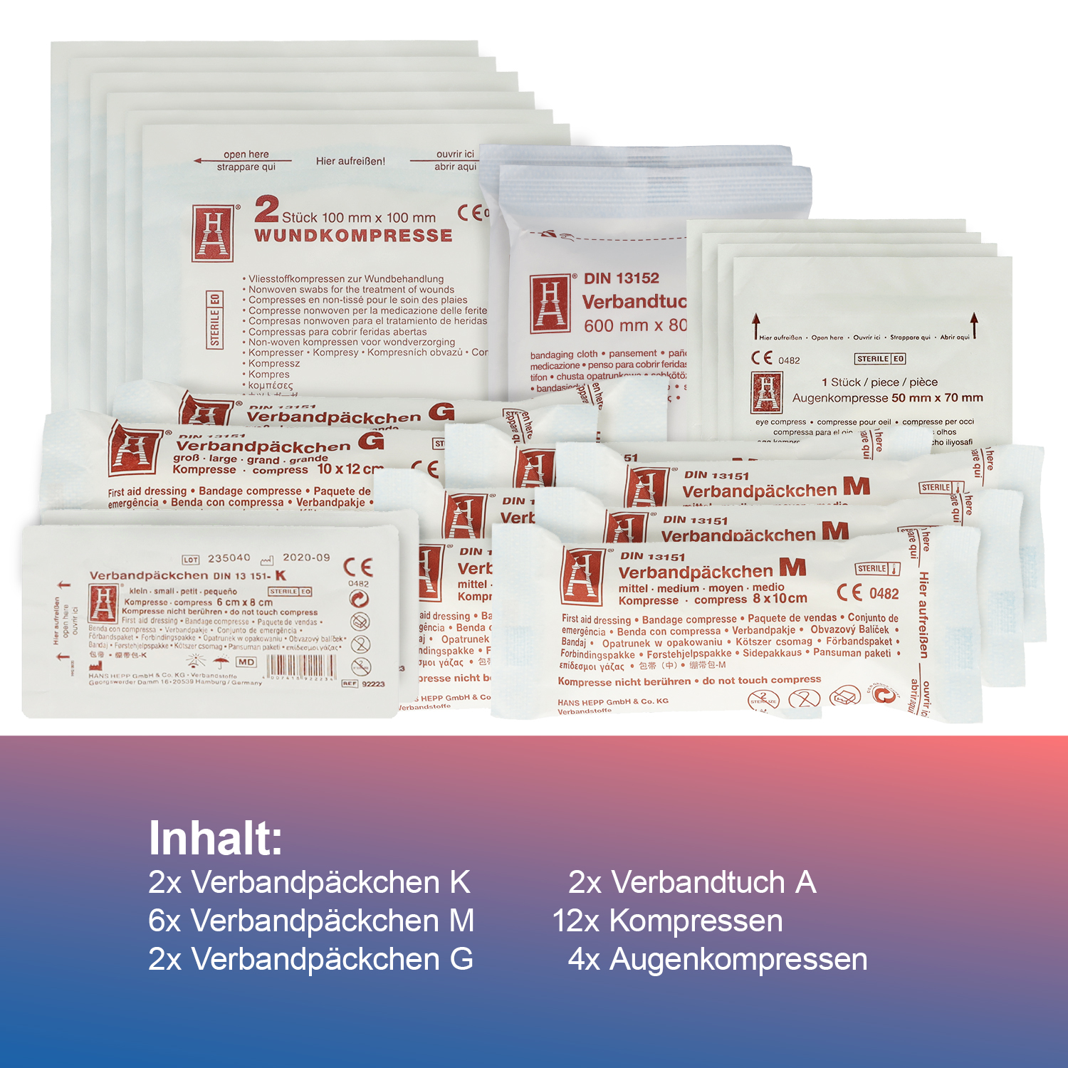 Austauschset Sterilteile für DIN 13169