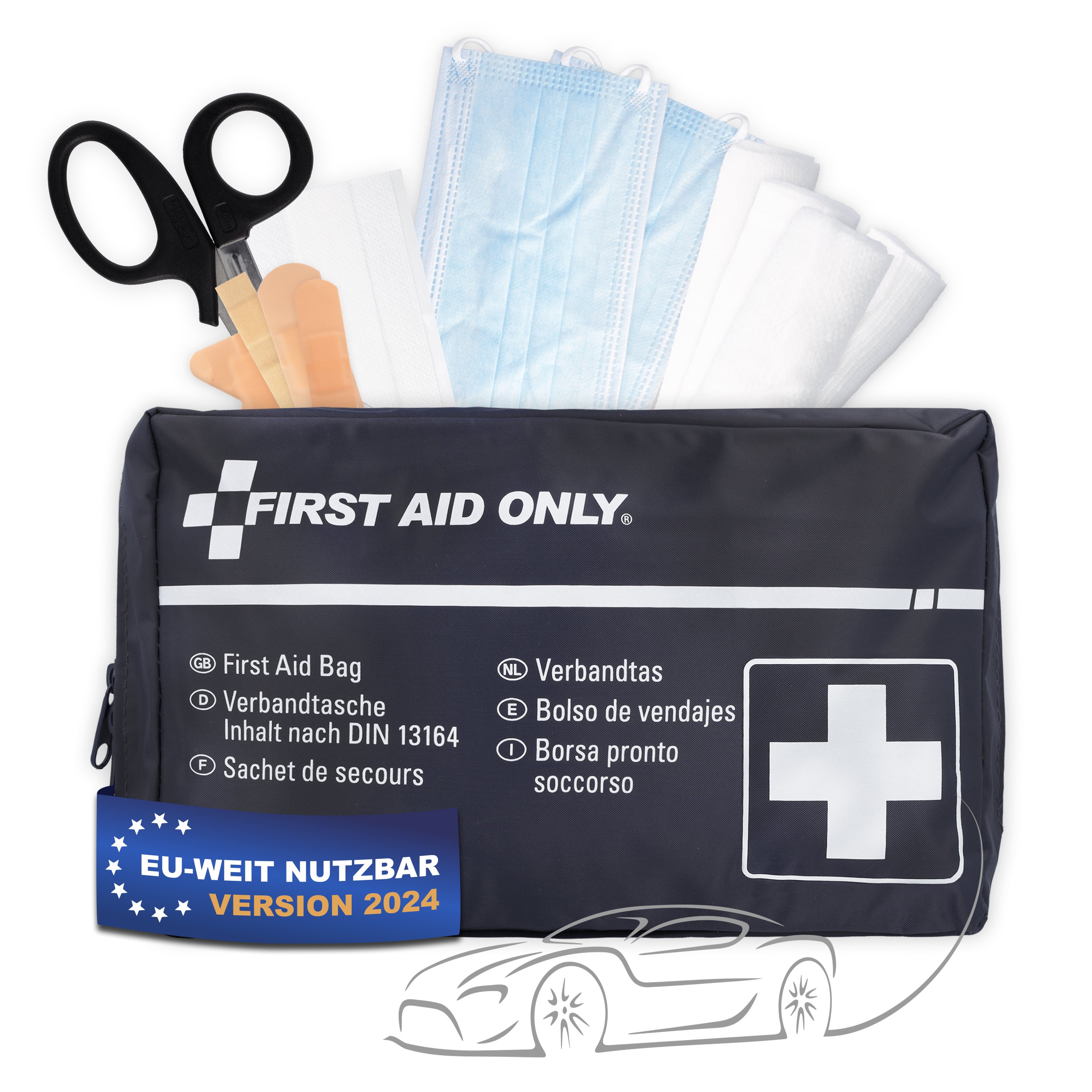 Verbandtasche DIN 13164 für Kfz