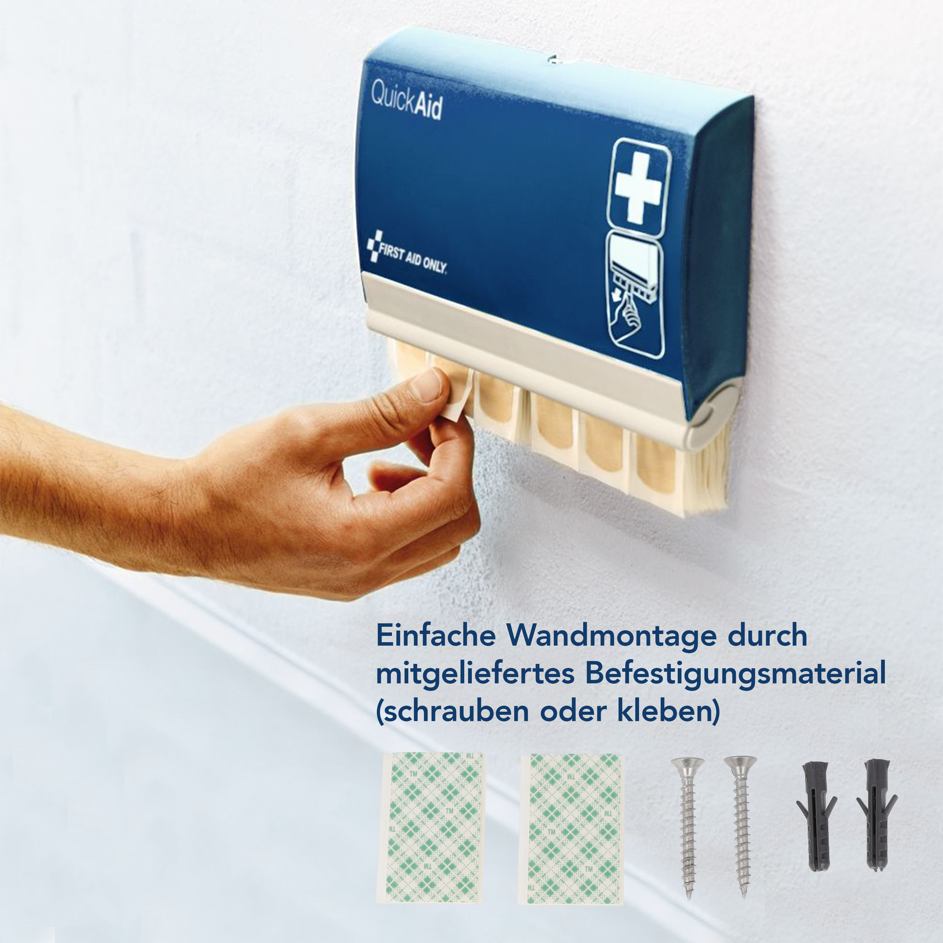 QuickAid Pflasterspender (wasserfeste Pflaster)
