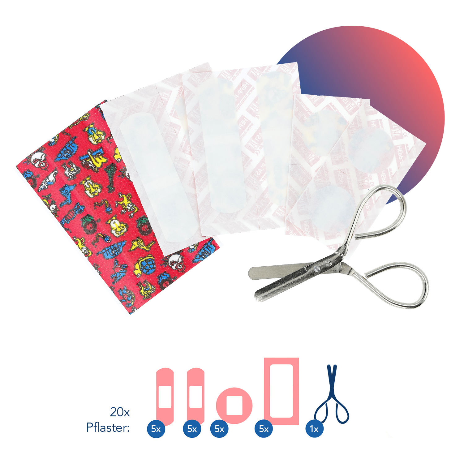 Pflasterset Kinder (20 Stück)