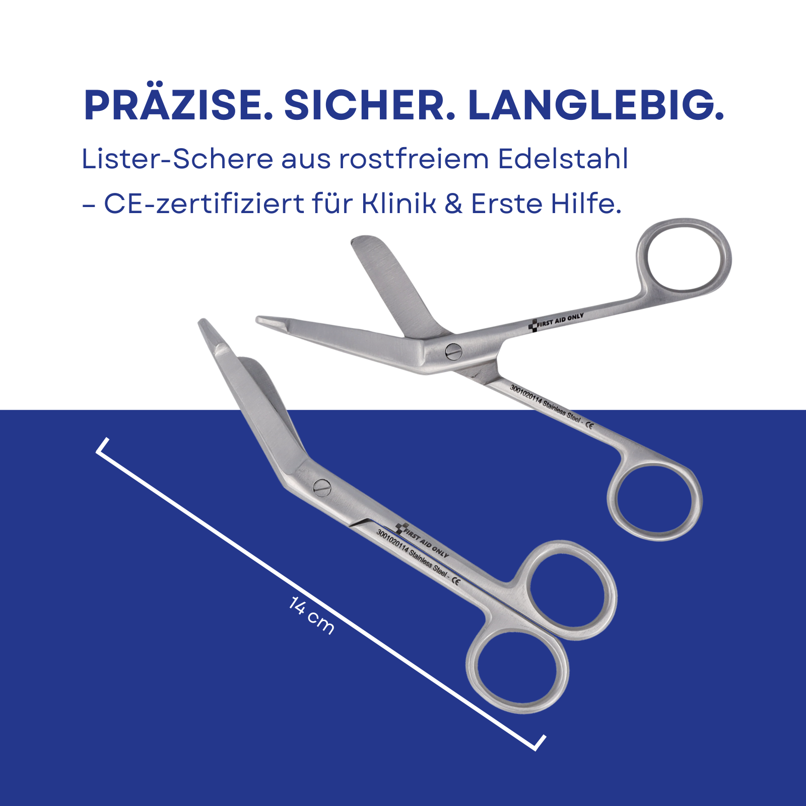 Listerschere 14 cm