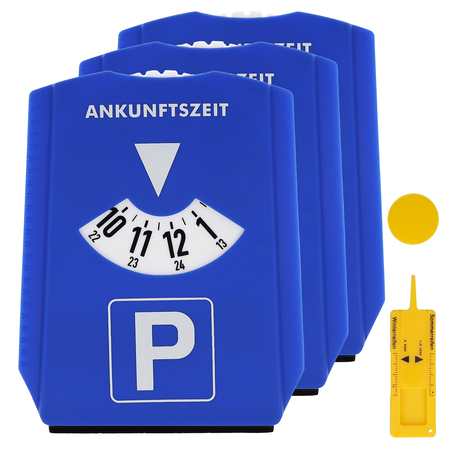 5-in-1 Parkscheibe (3er-Set)