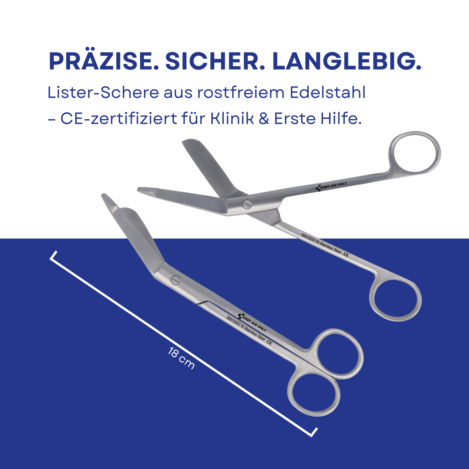 Listerschere 18 cm