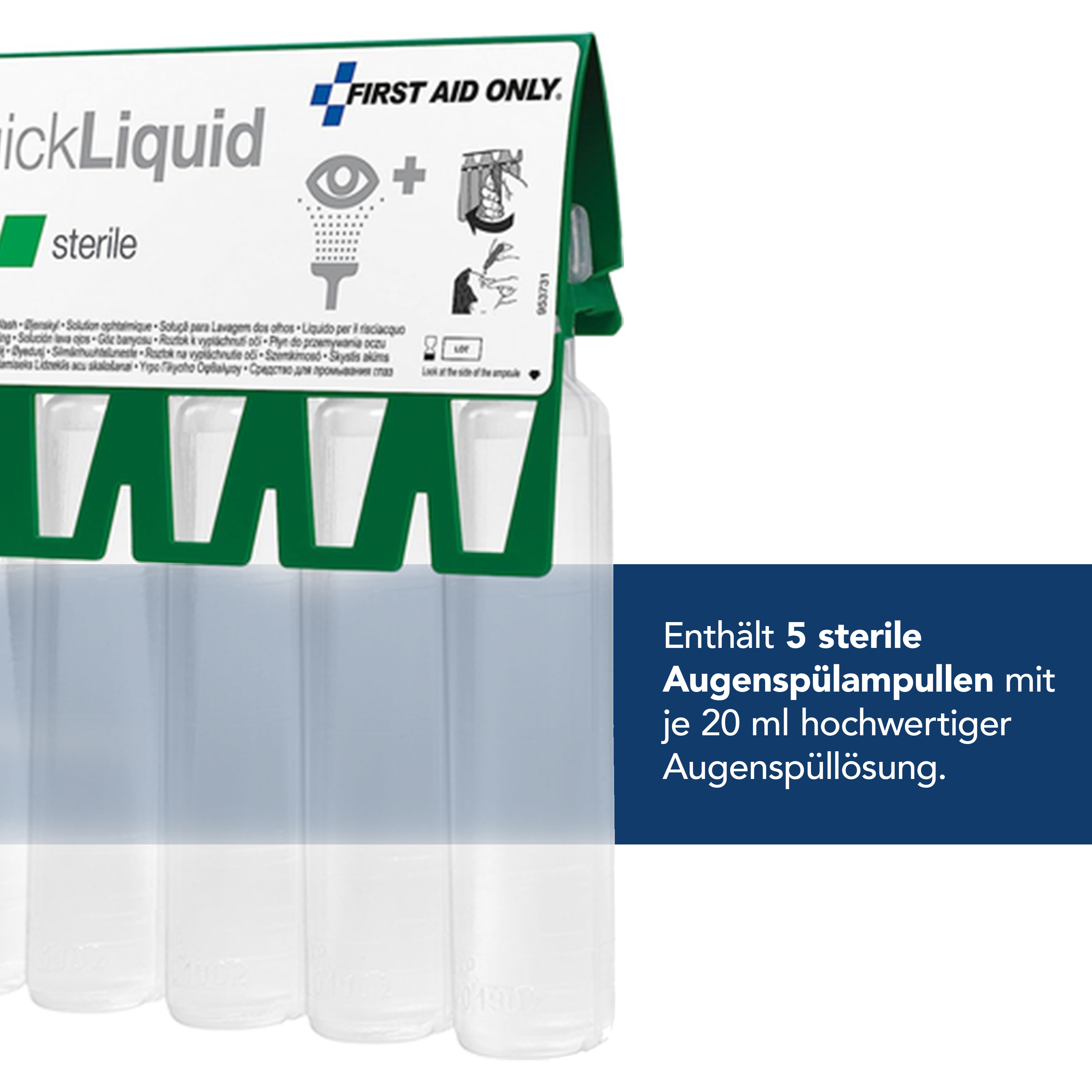 Augenspüllösung QuickLiquid (5 x 20 ml)