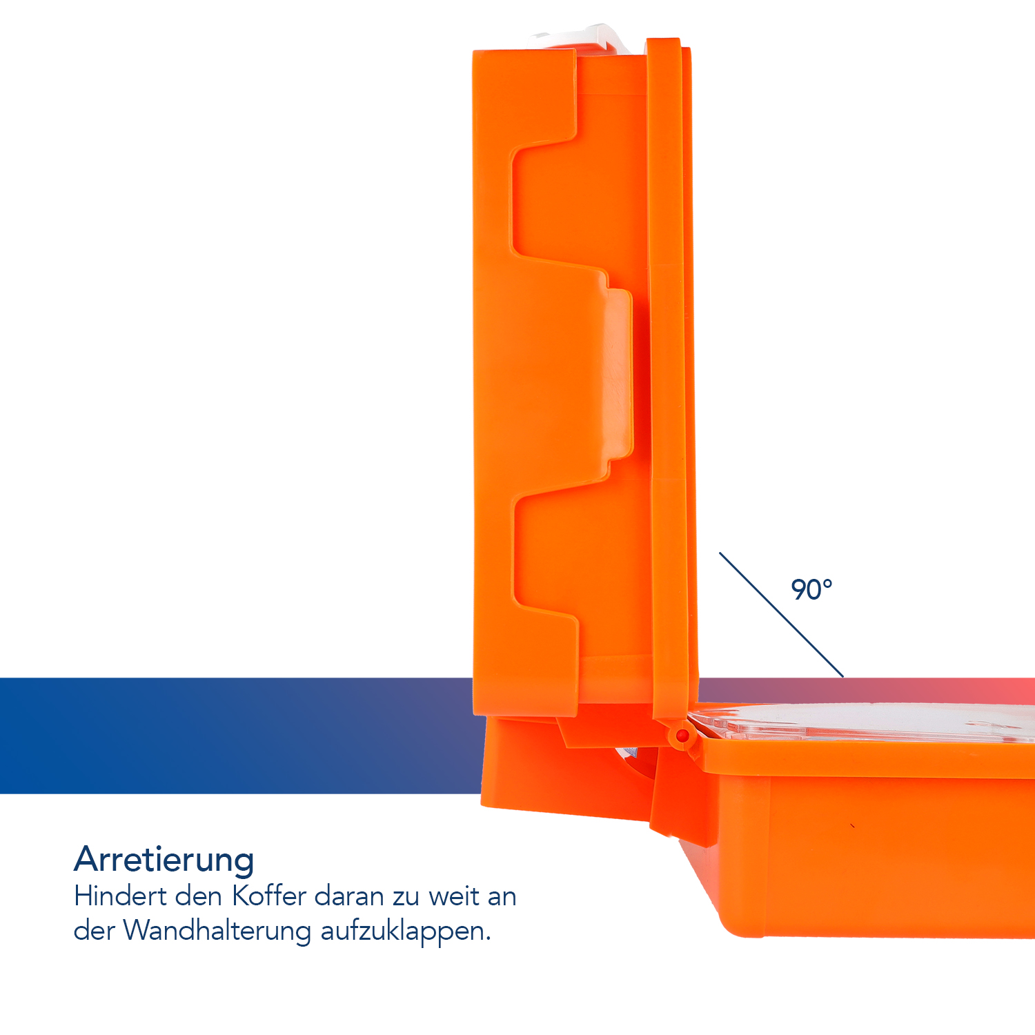 Verbandkoffer DIN 13157 mit Wandhalterung