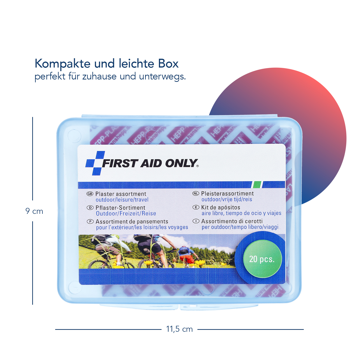 Pflasterset Outdoor/Freizeit/Reise (20 Stück)