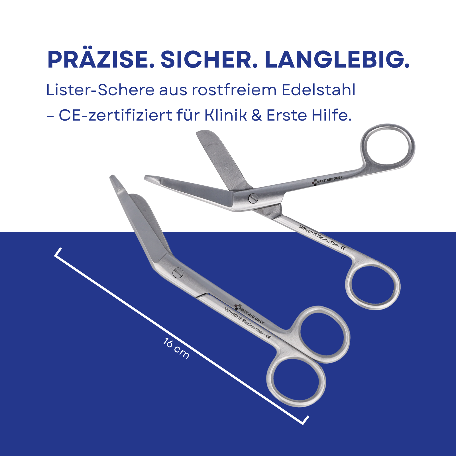 Listerschere 16 cm