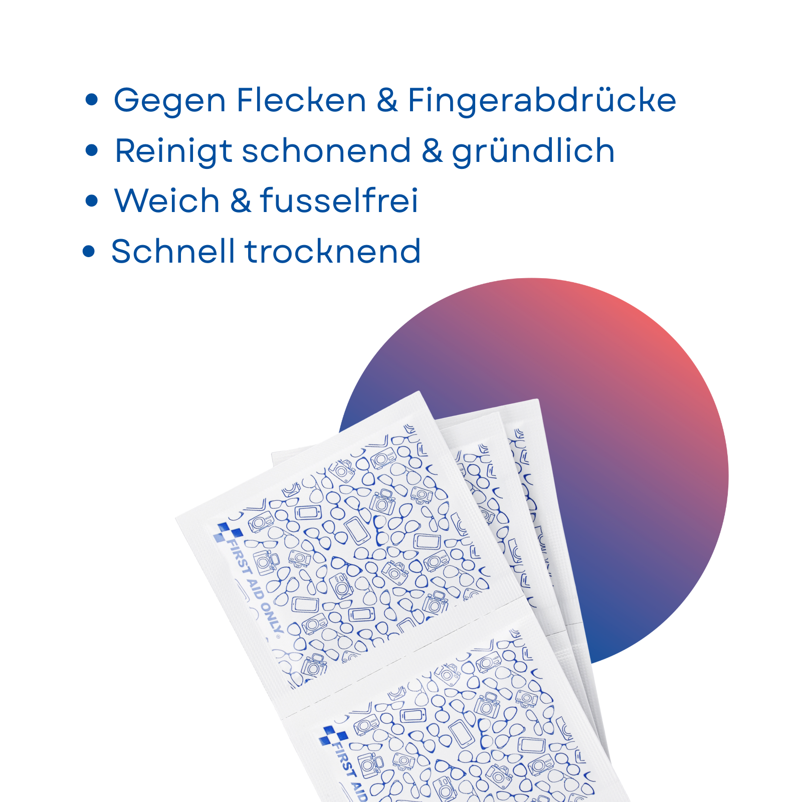 Brillenputztücher 50 Stück