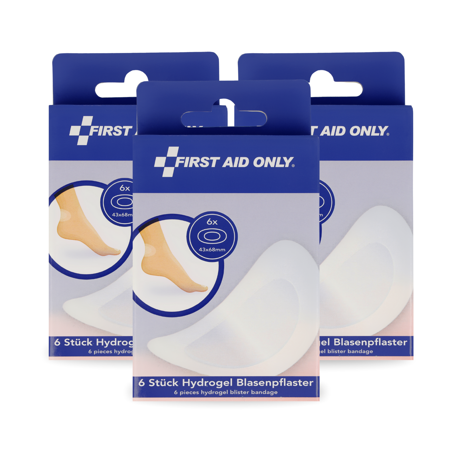 Hydrogel Blasenpflaster 6 Stück (3er-Set) Hydrogel Blasenpflaster 6 Stück (3er-Set)