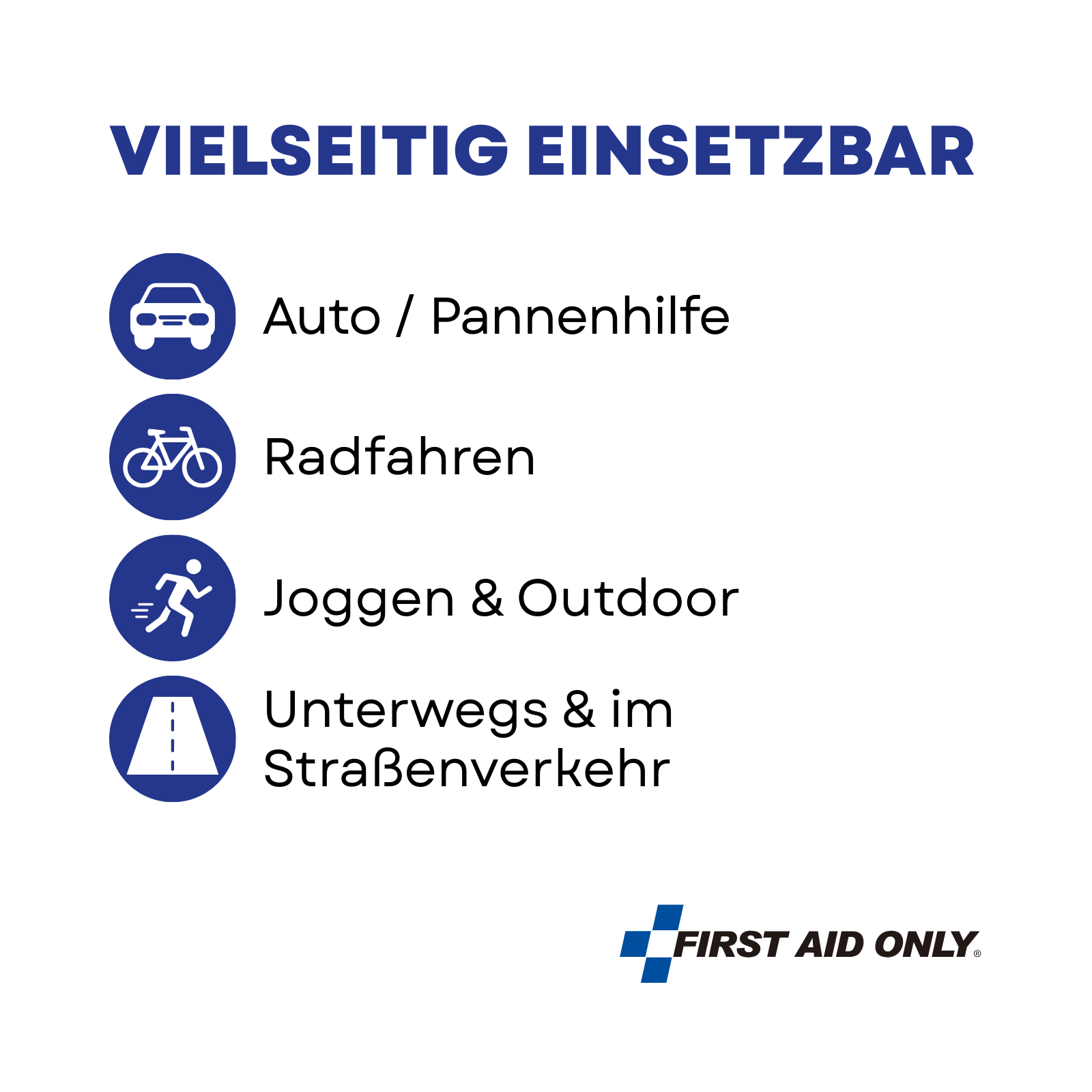 First Aid Only Sicherheitsweste EN ISO 20471:2013 Gelb (4er-Pack)
