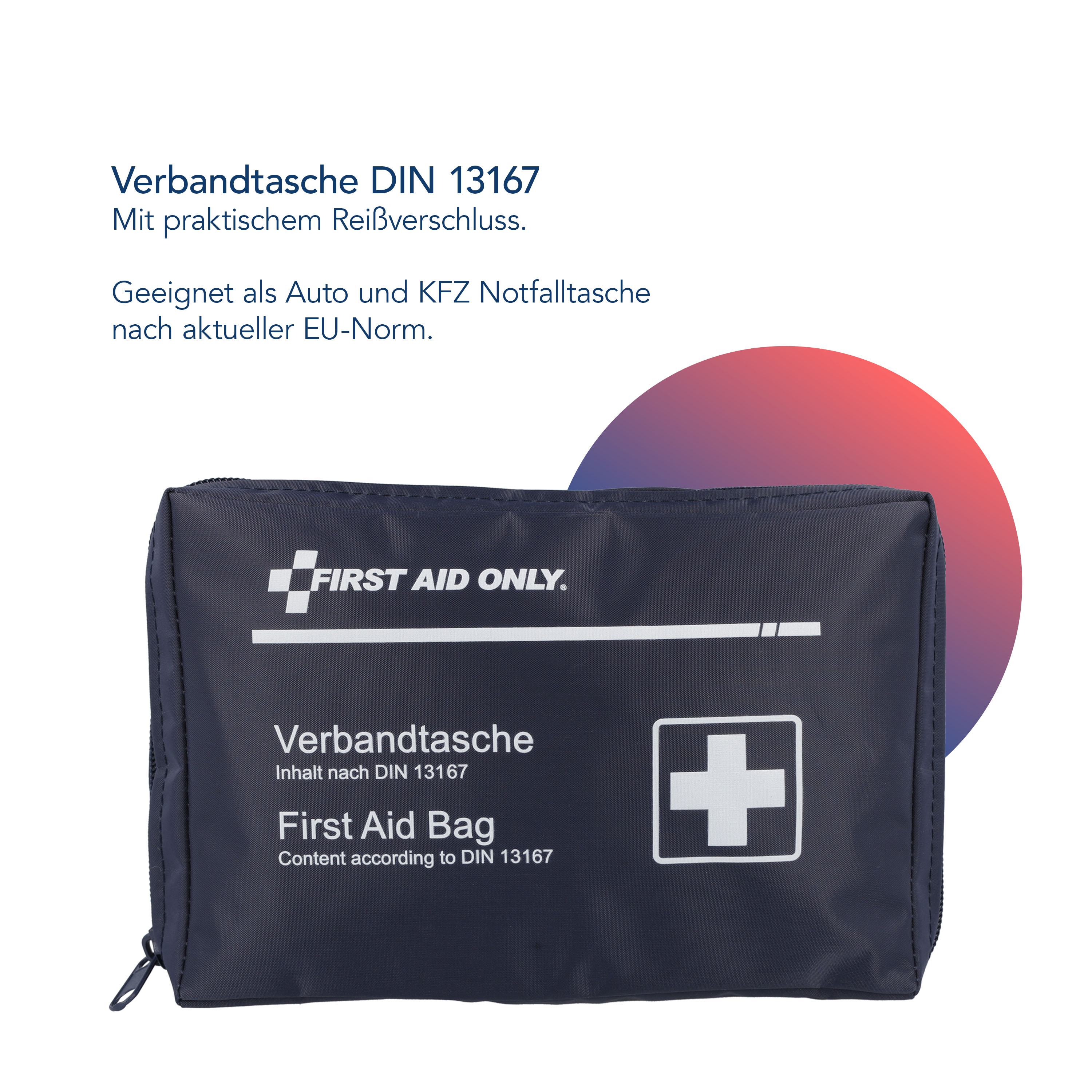 Verbandtasche DIN 13167 für Motorrad