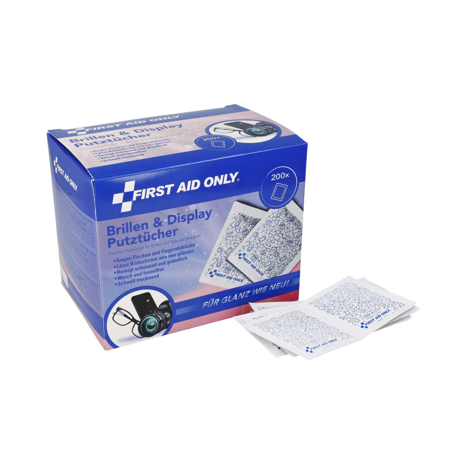 Brillenputztücher 200 Stück