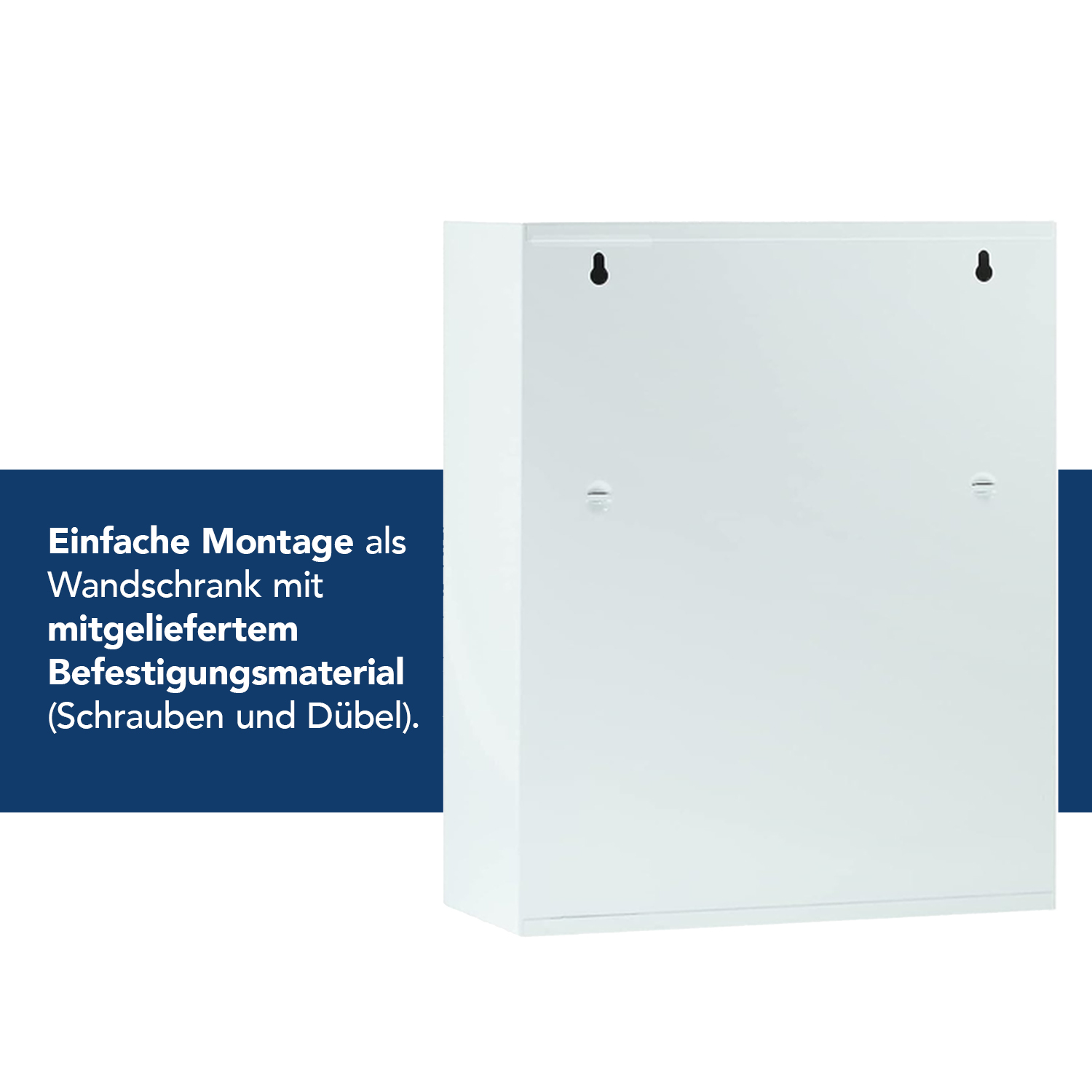 Verbandschrank DIN 13157 Weiß mit 2 Fächern