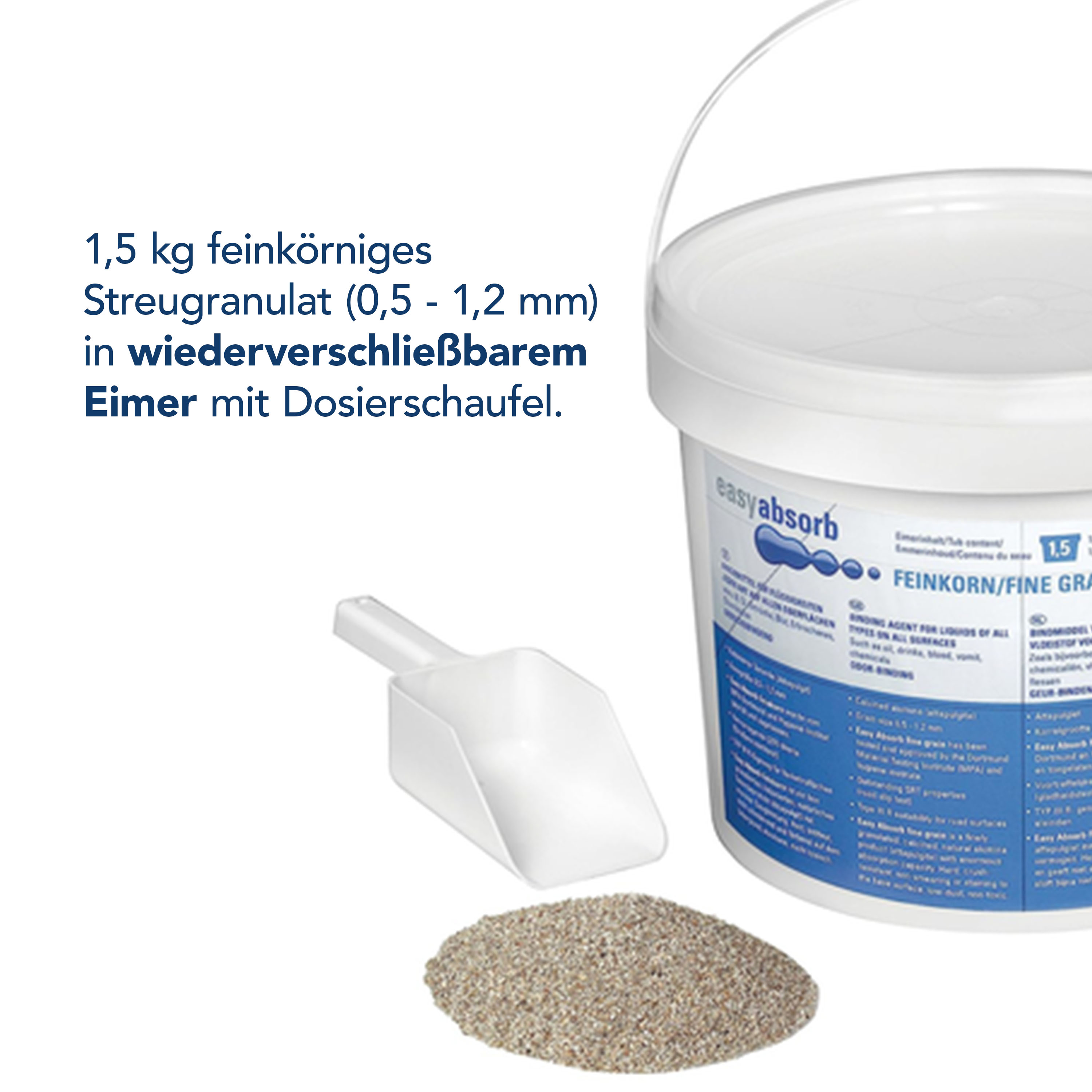 Easy Absorb Streugranulat 1,5 kg feinkörnig Easy Absorb Streugranulat 1,5 kg feinkörnig