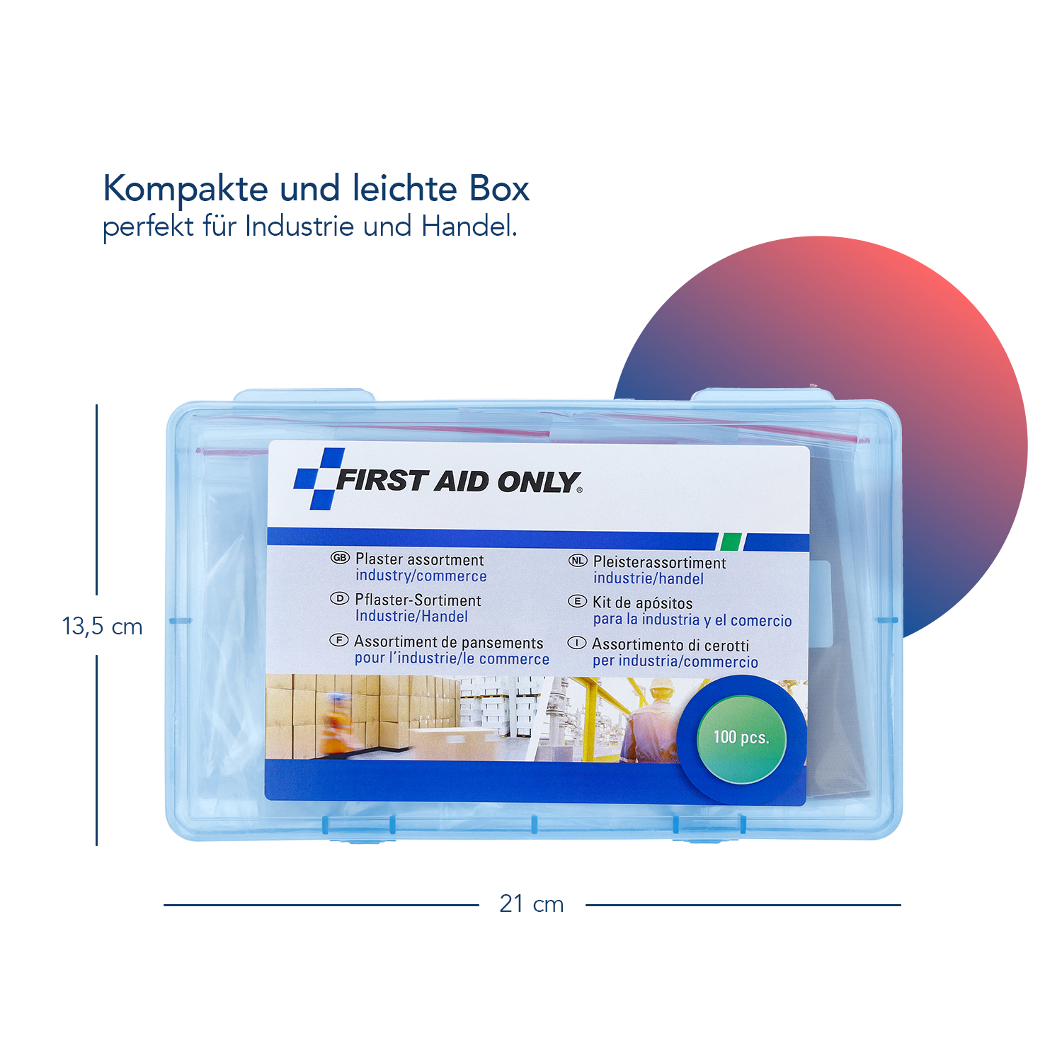 Pflasterset Industrie/Handel (100 Stück)