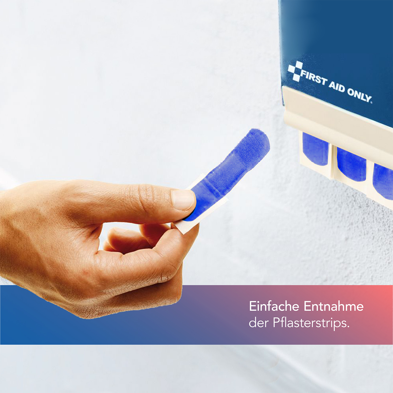 QuickAid Nachfüllpack detektierbare Pflaster (45 Stück)