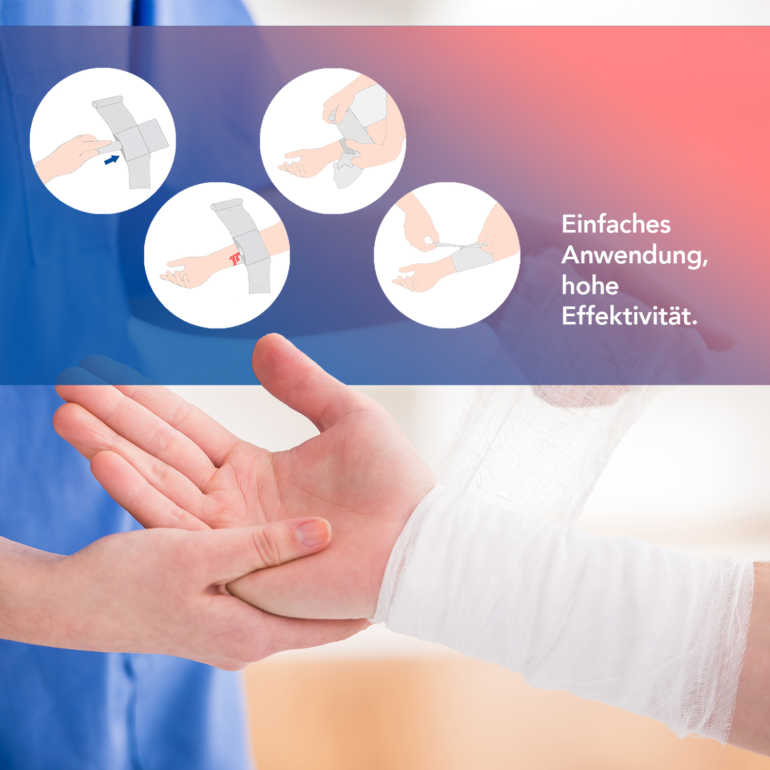 QuickStop Wundkompressen 3er-Set