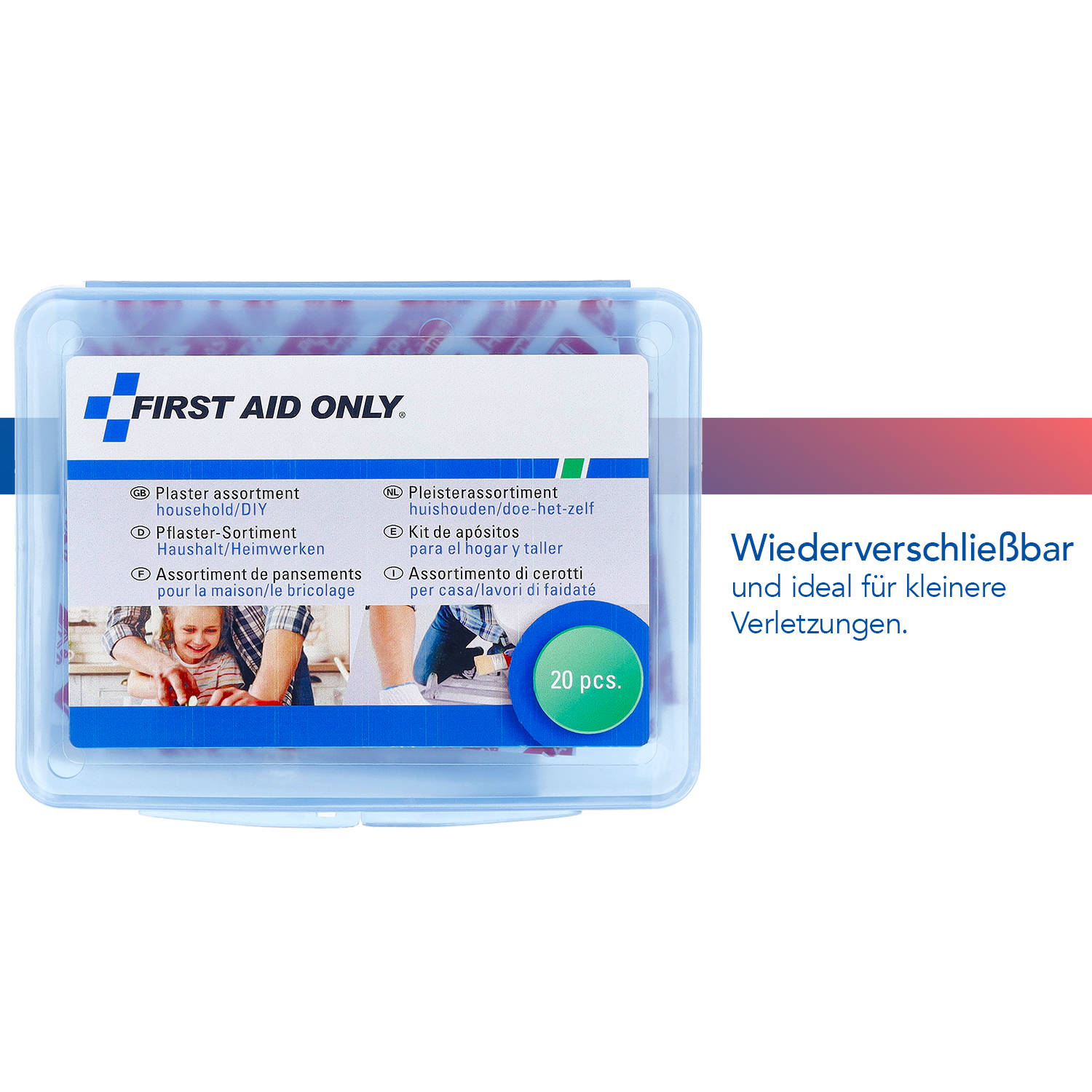 Pflasterbox Haushalt/Heimwerken (20-teilig)